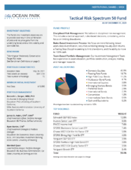 Ocean Park Tactical Risk Spectrum 50 Fund – Instl Class – Fact Sheet
