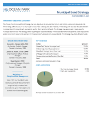 Q1 2025 Municipal Bond Strategy Fact Sheet