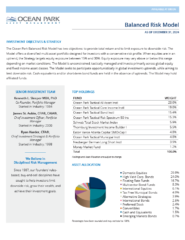 Q1 2025 Balanced Risk Model Fact Sheet