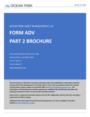 Ocean Park Asset Management_Form ADV Part 2 Brochure (2026) Thumbnail