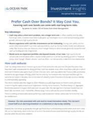 Prefer Cash Over Bonds. It May Cost You. Thumbnail